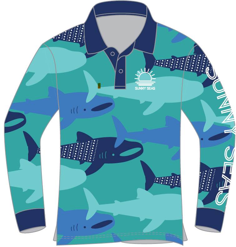 Kids Whale Shark Adventure Shirt *PRE-ORDERS*