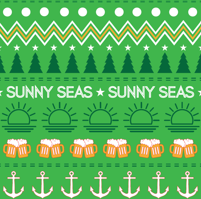 Green Christmas Beers Adventure Shirt *PRE-ORDER*