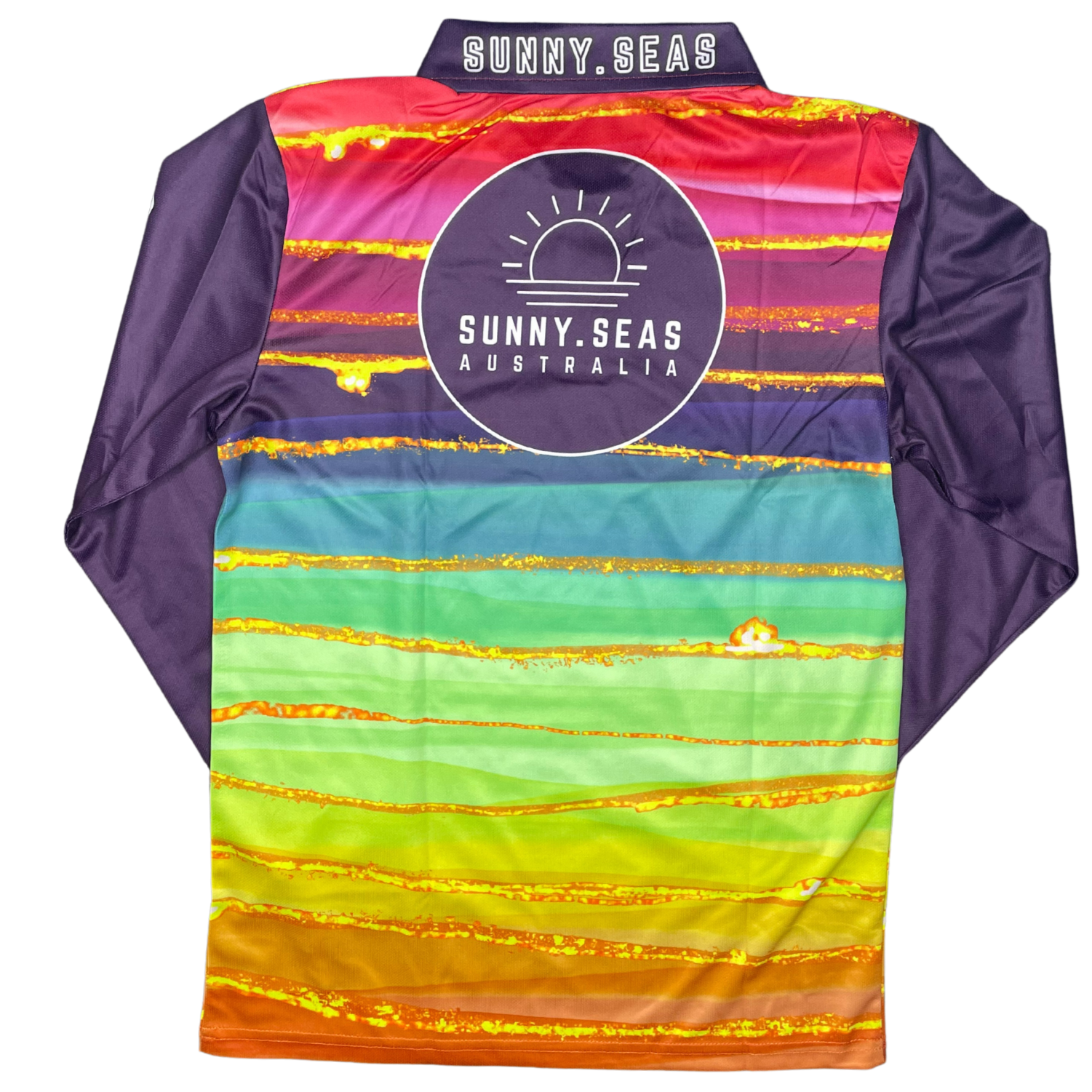 Kids Rainbow Waves Adventure Shirt